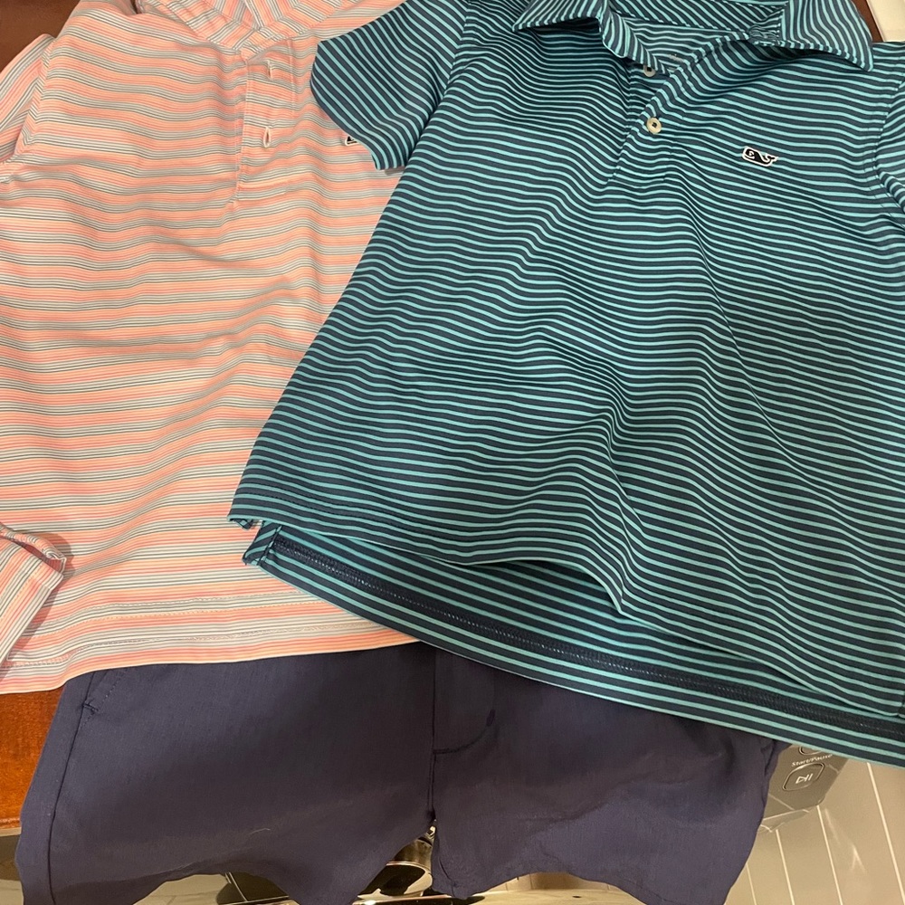 Boys Vineyard Vines short and polo set 5/6